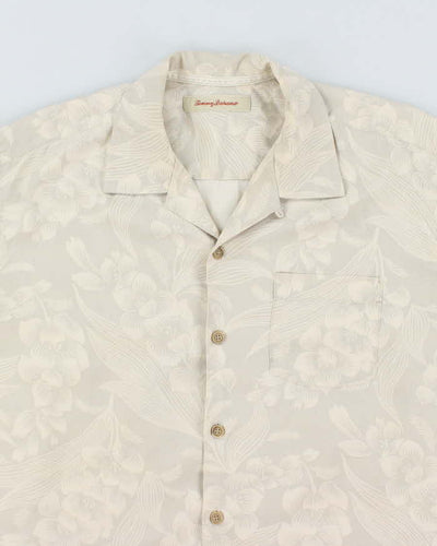 Vintage Tommy Bahama Patterned Silk Hawaiian Shirt - M