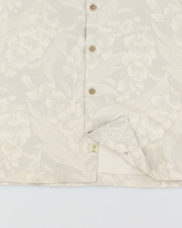 Vintage Tommy Bahama Patterned Silk Hawaiian Shirt - M