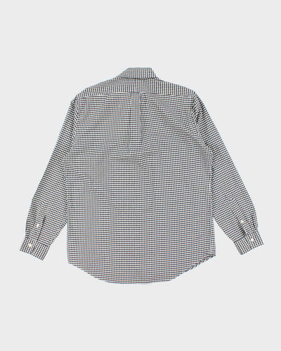 Vintage Ralph Lauren Button Up Patterned Long Sleeve Shirt - M