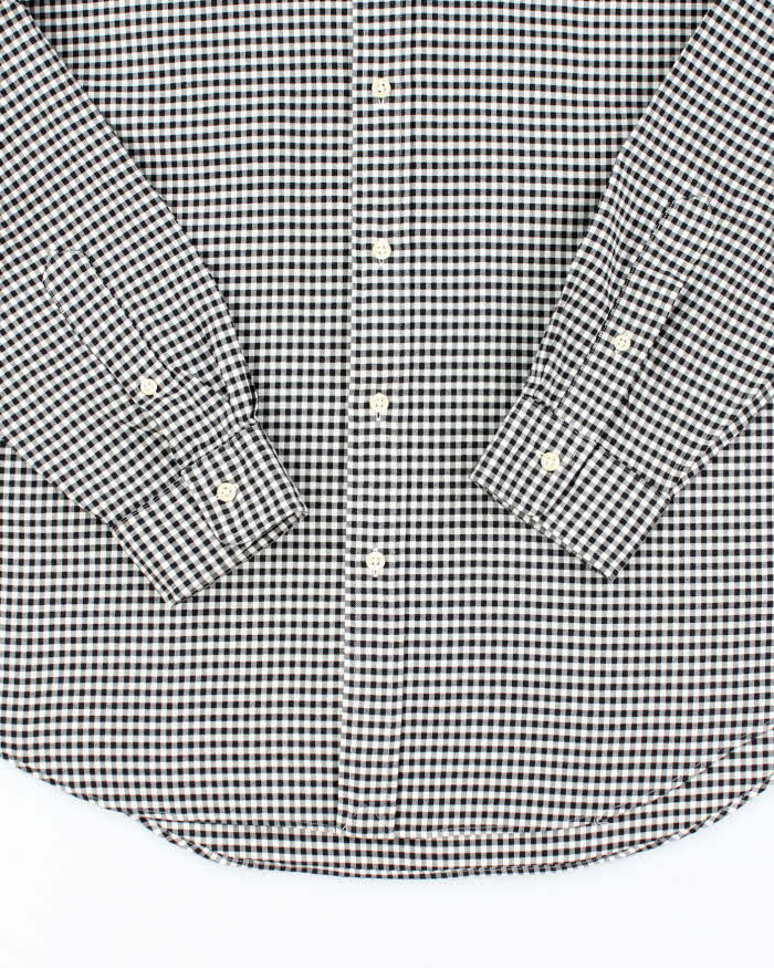 Vintage Ralph Lauren Button Up Patterned Long Sleeve Shirt - M