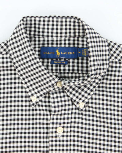 Vintage Ralph Lauren Button Up Patterned Long Sleeve Shirt - M