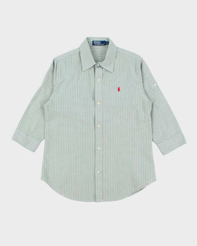 Vintage 90's Ralph Lauren Striped Button Up Shirt - XL
