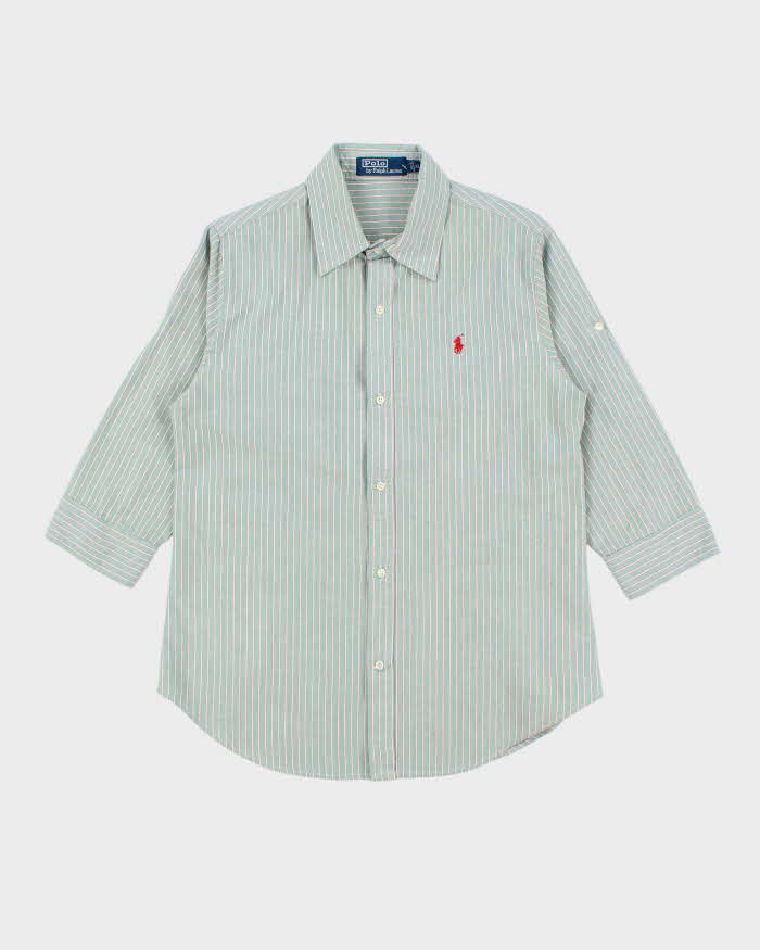 Vintage 90's Ralph Lauren Striped Button Up Shirt - XL