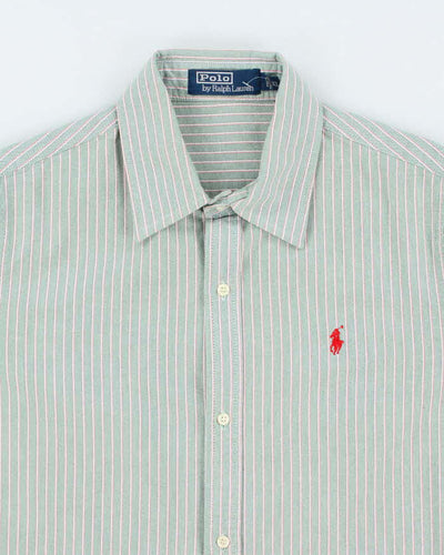 Vintage 90's Ralph Lauren Striped Button Up Shirt - XL