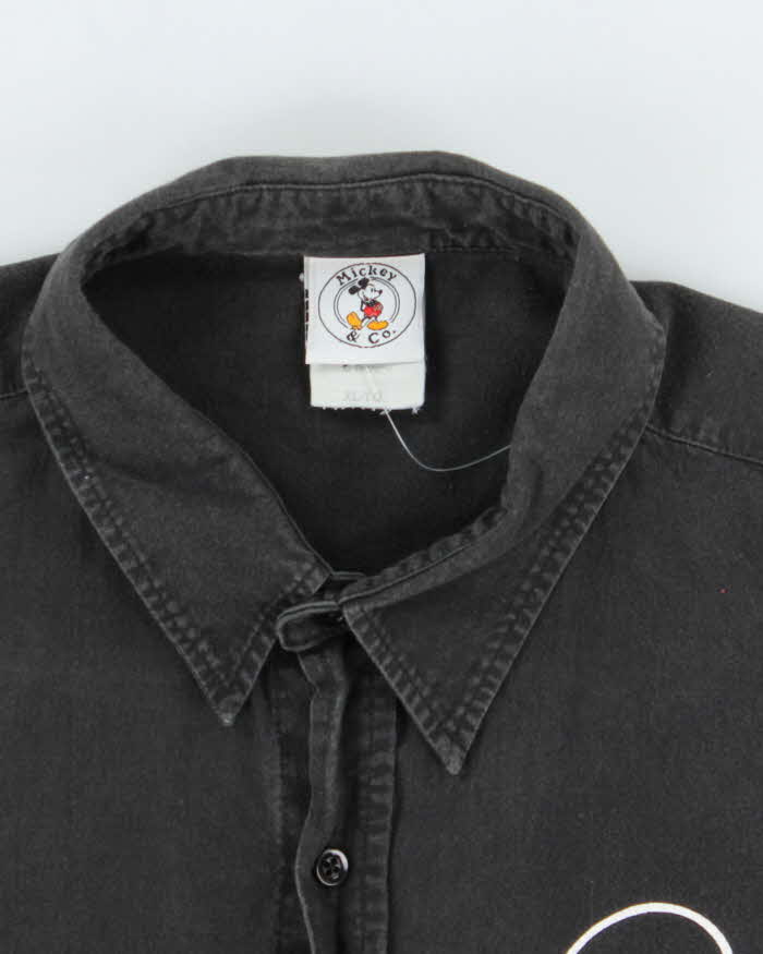 Vintage 90's Mickey Mouse Billiards Graphic Shirt - XL
