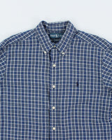 Vintage 2000's Ralph Lauren Checked Button Up Shirt - M