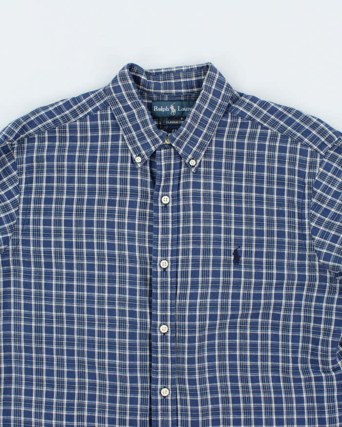 Vintage 2000's Ralph Lauren Checked Button Up Shirt - M
