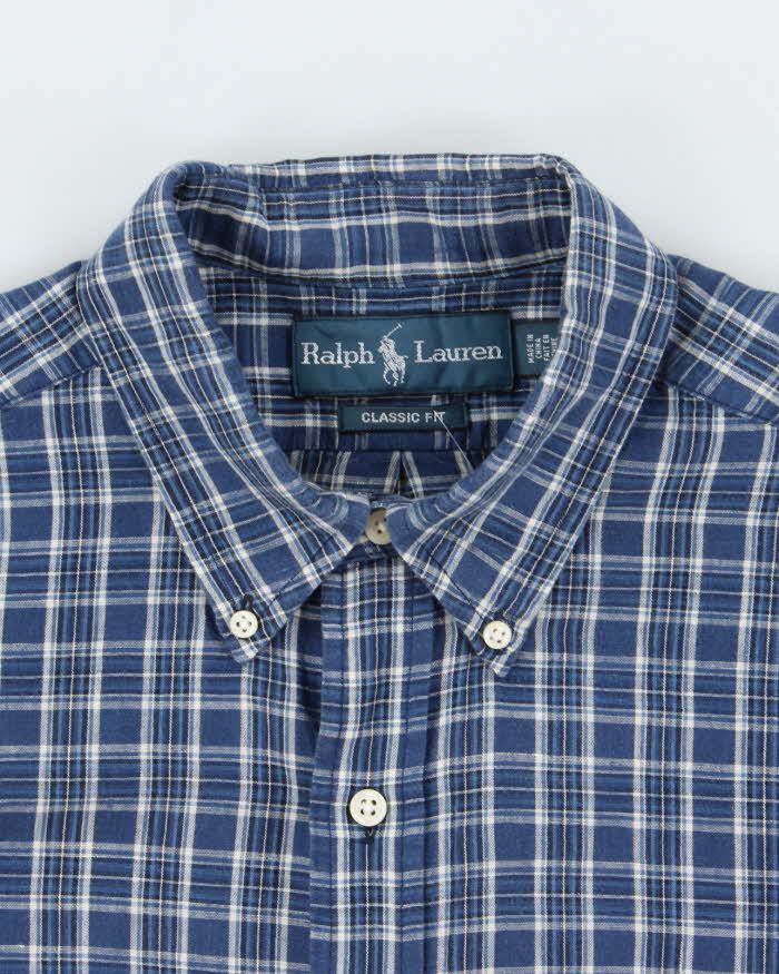 Vintage 2000's Ralph Lauren Checked Button Up Shirt - M