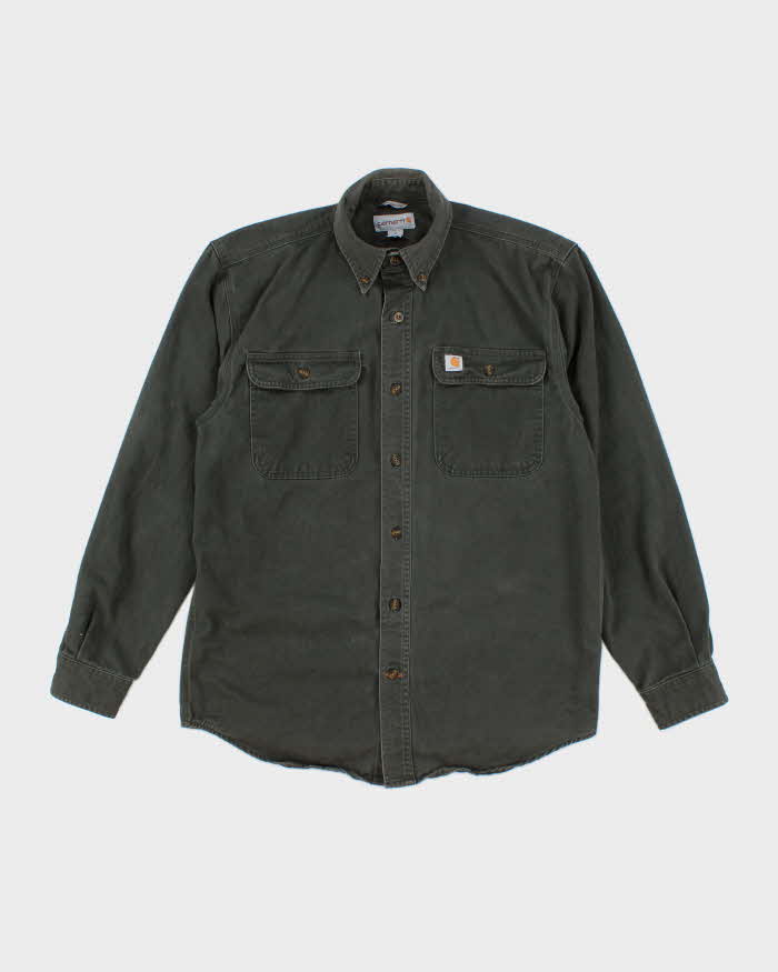 Vintage Carhartt Heavyweight Long Sleeve Shirt - S