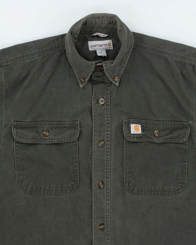 Vintage Carhartt Heavyweight Long Sleeve Shirt - S
