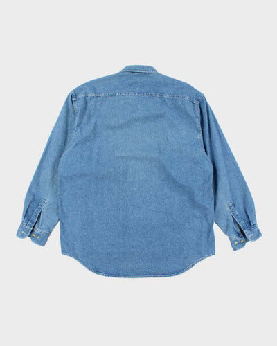 Vintage Timberland Oversized Denim Shirt - L
