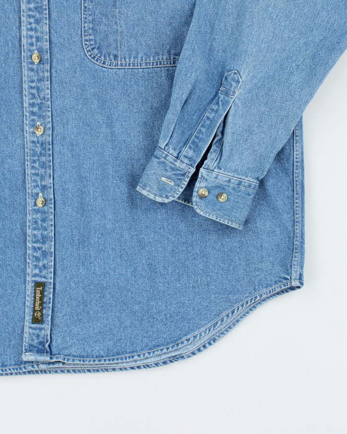 Vintage Timberland Oversized Denim Shirt - L