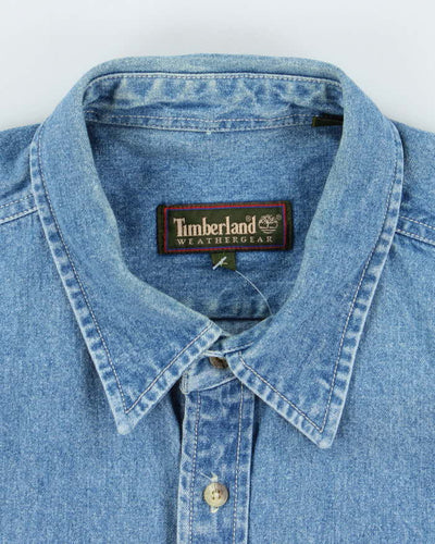Vintage Timberland Oversized Denim Shirt - L