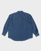 Vintage Todays News Lightweight Oversized Denim Shirt - XL