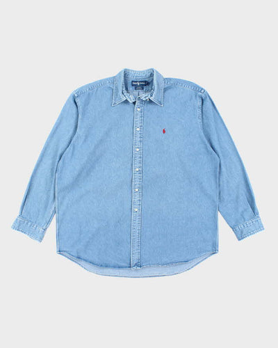 Vintage Ralph Lauren Denim Shirt - XL