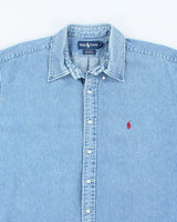 Vintage Ralph Lauren Denim Shirt - XL