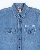 Vintage 90s Diesel Denim Shirt - M
