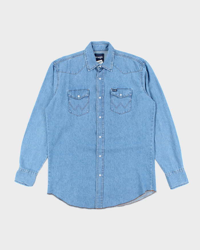 Vintage Wrangler Denim Shirt - L