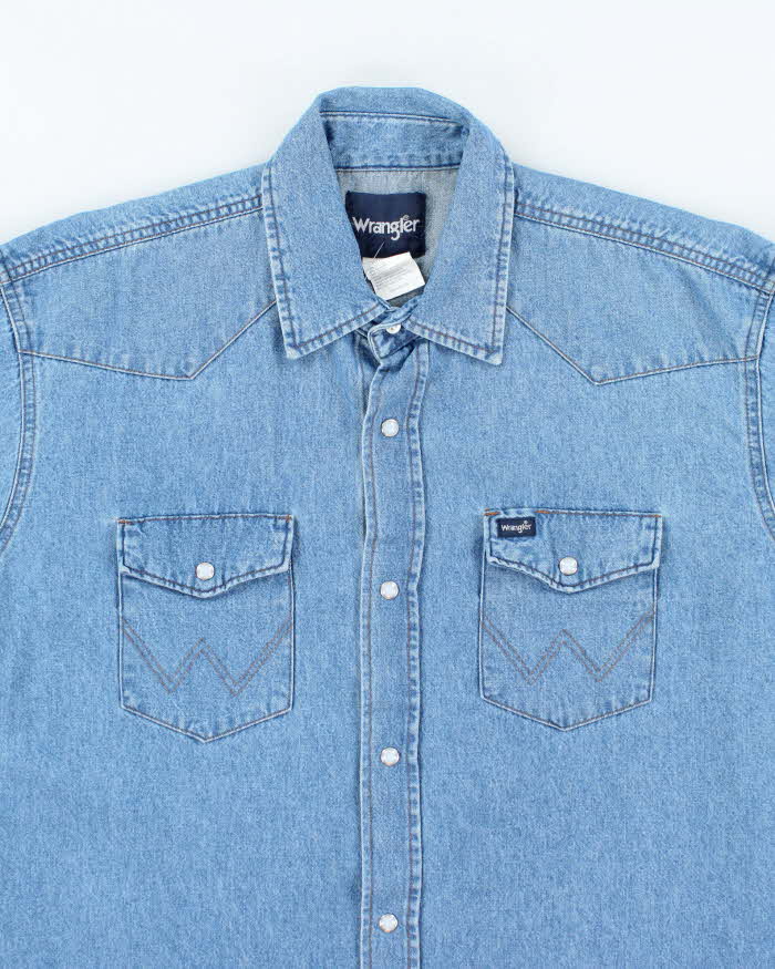 Vintage Wrangler Denim Shirt - L