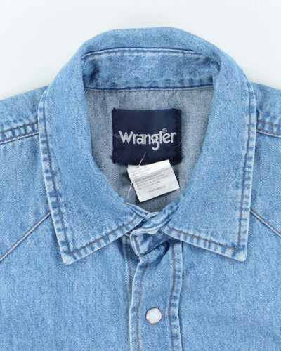 Vintage Wrangler Denim Shirt - L