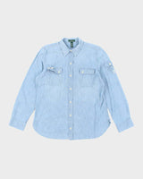 Vintage 00s Ralph Lauren Lightweight Denim Shirt - L