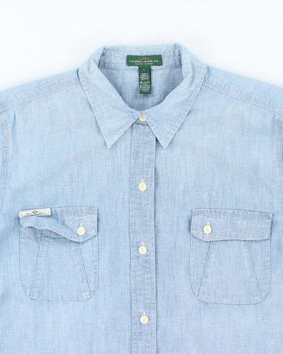Vintage 00s Ralph Lauren Lightweight Denim Shirt - L