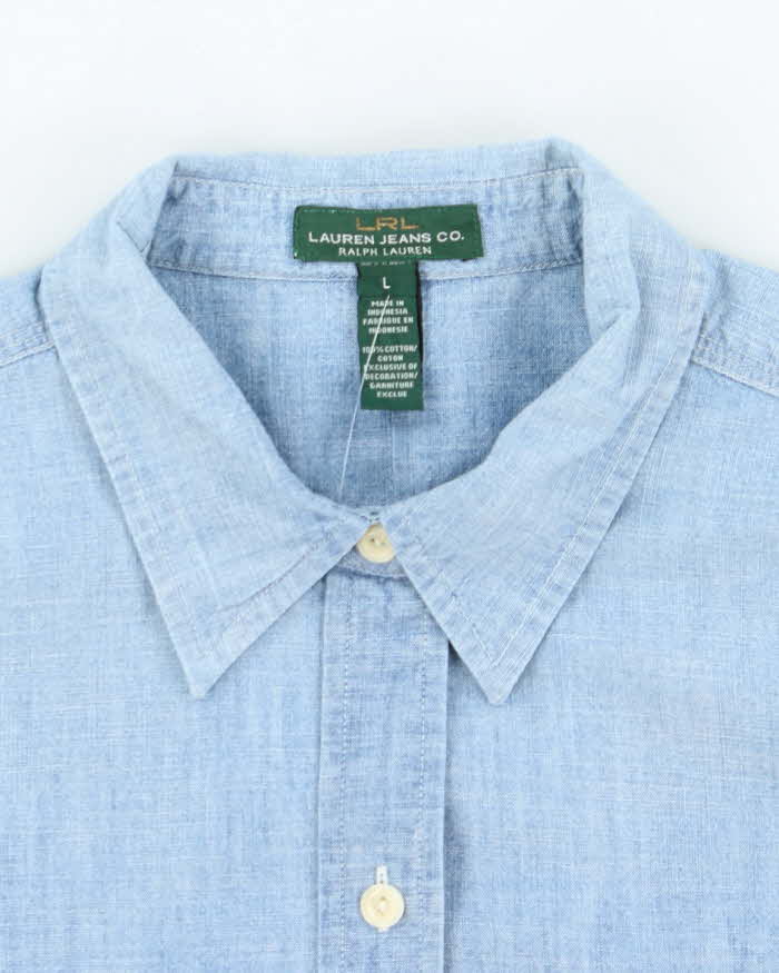 Vintage 00s Ralph Lauren Lightweight Denim Shirt - L