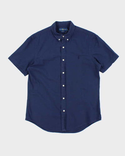 Vintage Ralph Lauren Seersucker Short Sleeve Shirt - L