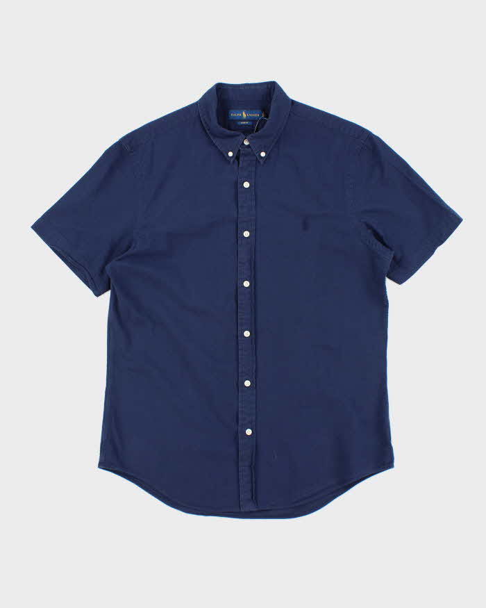 Vintage Ralph Lauren Seersucker Short Sleeve Shirt - L