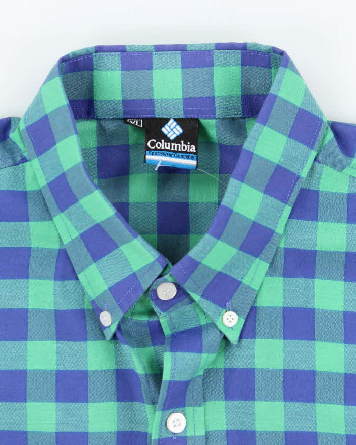 Vintage Columbia Long Sleeve Check Shirt - XL