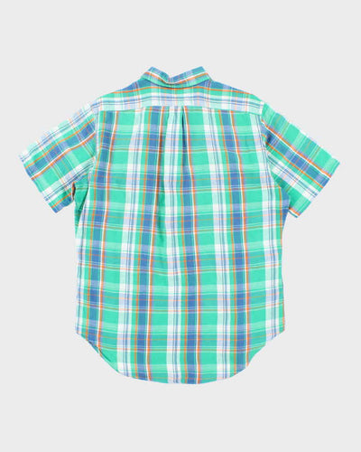 Vintage Ralph Lauren Linen Blend Oversized Check Shirt - M
