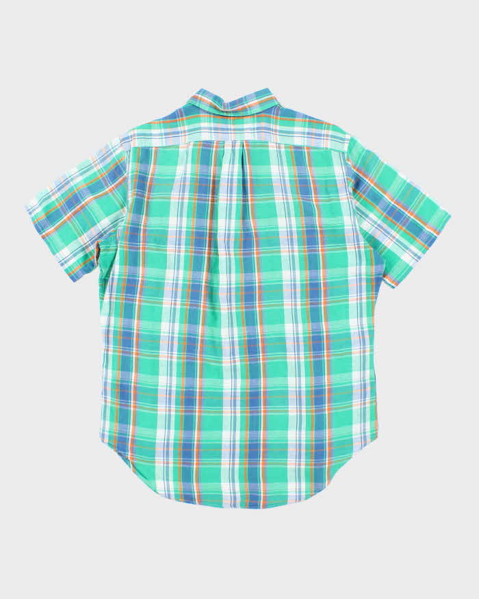 Vintage Ralph Lauren Linen Blend Oversized Check Shirt - M