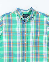 Vintage Ralph Lauren Linen Blend Oversized Check Shirt - M