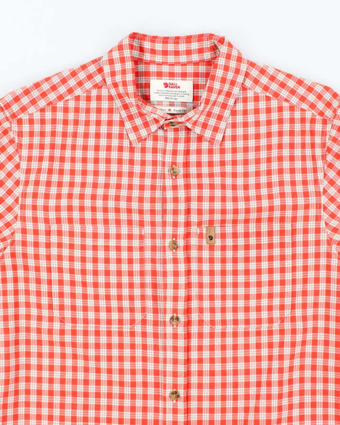 Vintage Fjall Raven Short Sleeve Check Shirt - M
