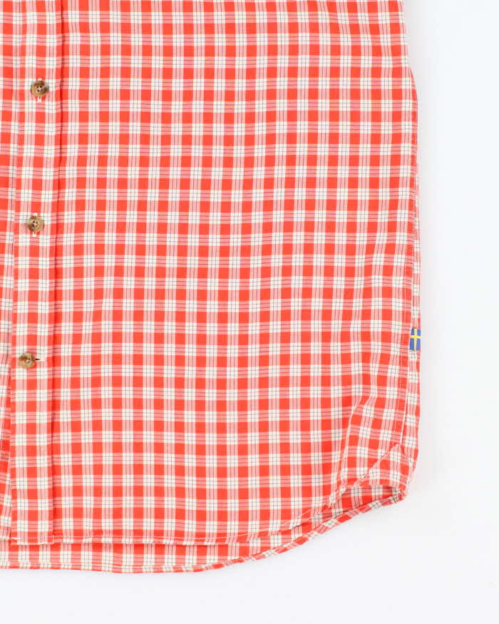 Vintage Fjall Raven Short Sleeve Check Shirt - M
