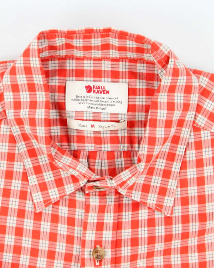 Vintage Fjall Raven Short Sleeve Check Shirt - M