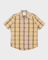Vintage 00s Quicksilver Short Sleeve Check Shirt - M