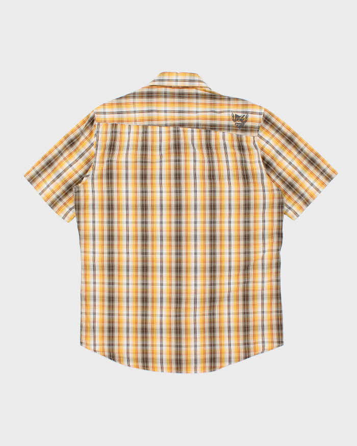 Vintage 00s Quicksilver Short Sleeve Check Shirt - M