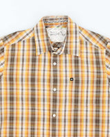 Vintage 00s Quicksilver Short Sleeve Check Shirt - M