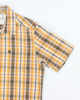 Vintage 00s Quicksilver Short Sleeve Check Shirt - M