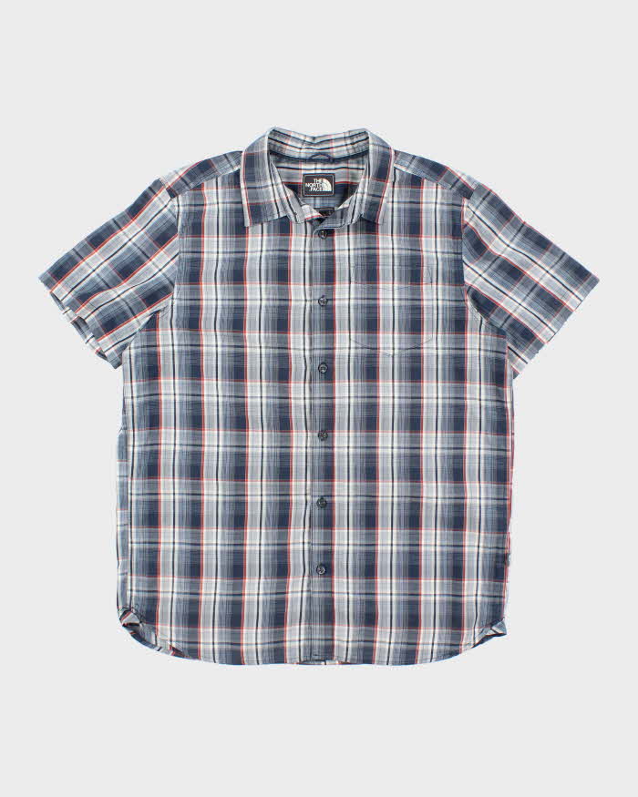 Vintage 00s The North Face Short Sleeve Check Shirt - L