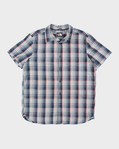 Vintage 00s The North Face Short Sleeve Check Shirt - L