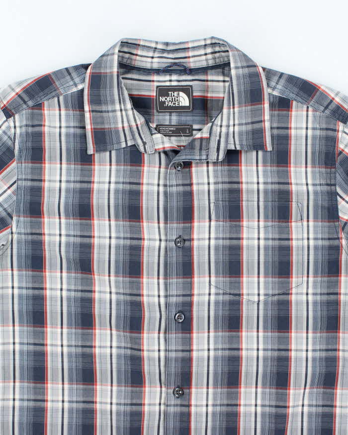 Vintage 00s The North Face Short Sleeve Check Shirt - L