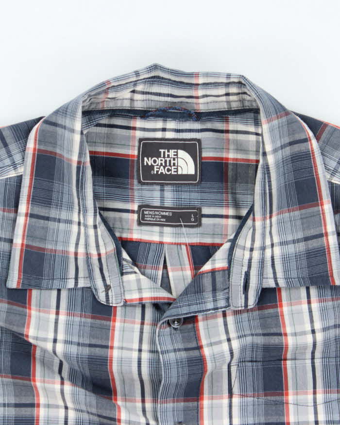 Vintage 00s The North Face Short Sleeve Check Shirt - L
