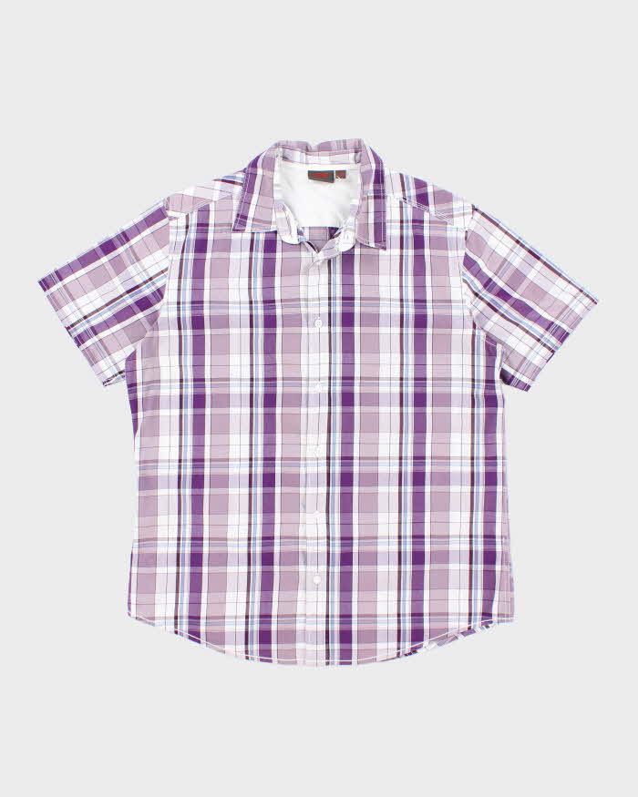 Vintage 00s Esprit Short Sleeve Check Shirt - L