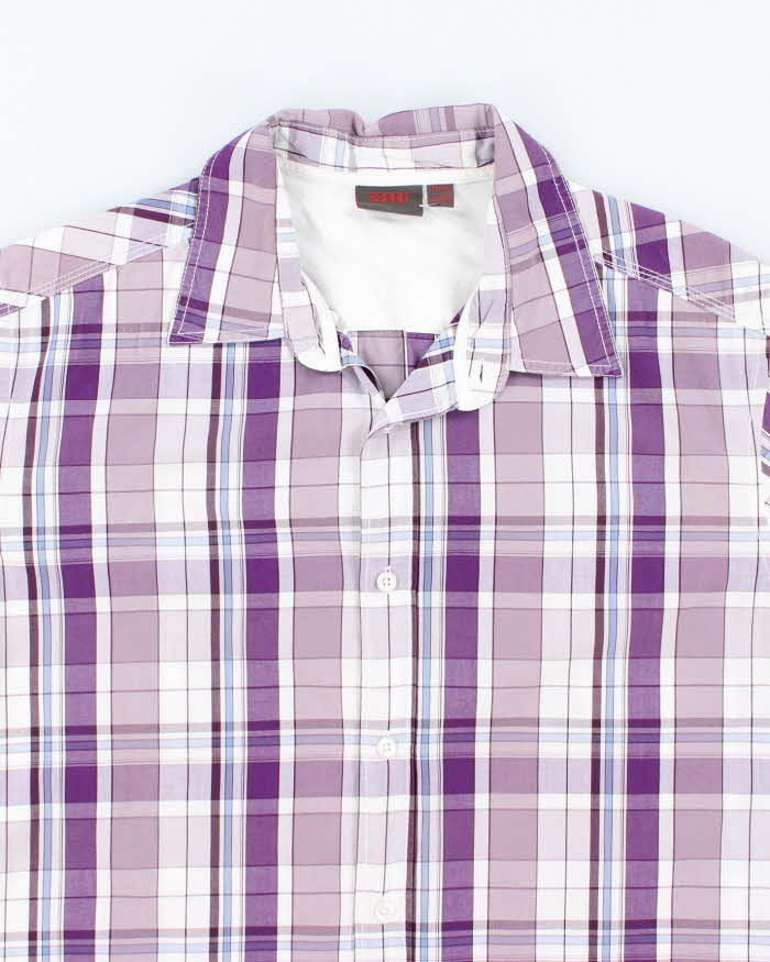 Vintage 00s Esprit Short Sleeve Check Shirt - L