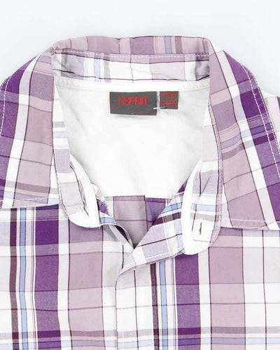 Vintage 00s Esprit Short Sleeve Check Shirt - L