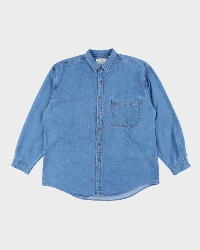 Vintage Levi's Orange Tab Denim Shirt - XL