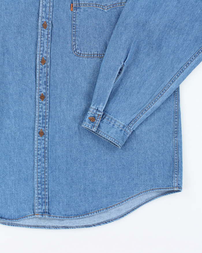 Vintage Levi's Orange Tab Denim Shirt - XL