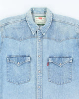 Vintage 90s Levi's Denim Shirt - M